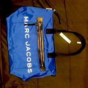 Marc Jacobs Blue and Black Tote Bag